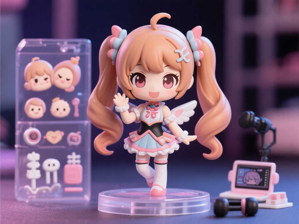 GSC推出《主播女孩重度依赖》天使酱超萌黏土人手办 GSC推出《主播女孩重度依赖》天使酱超萌黏土人手办